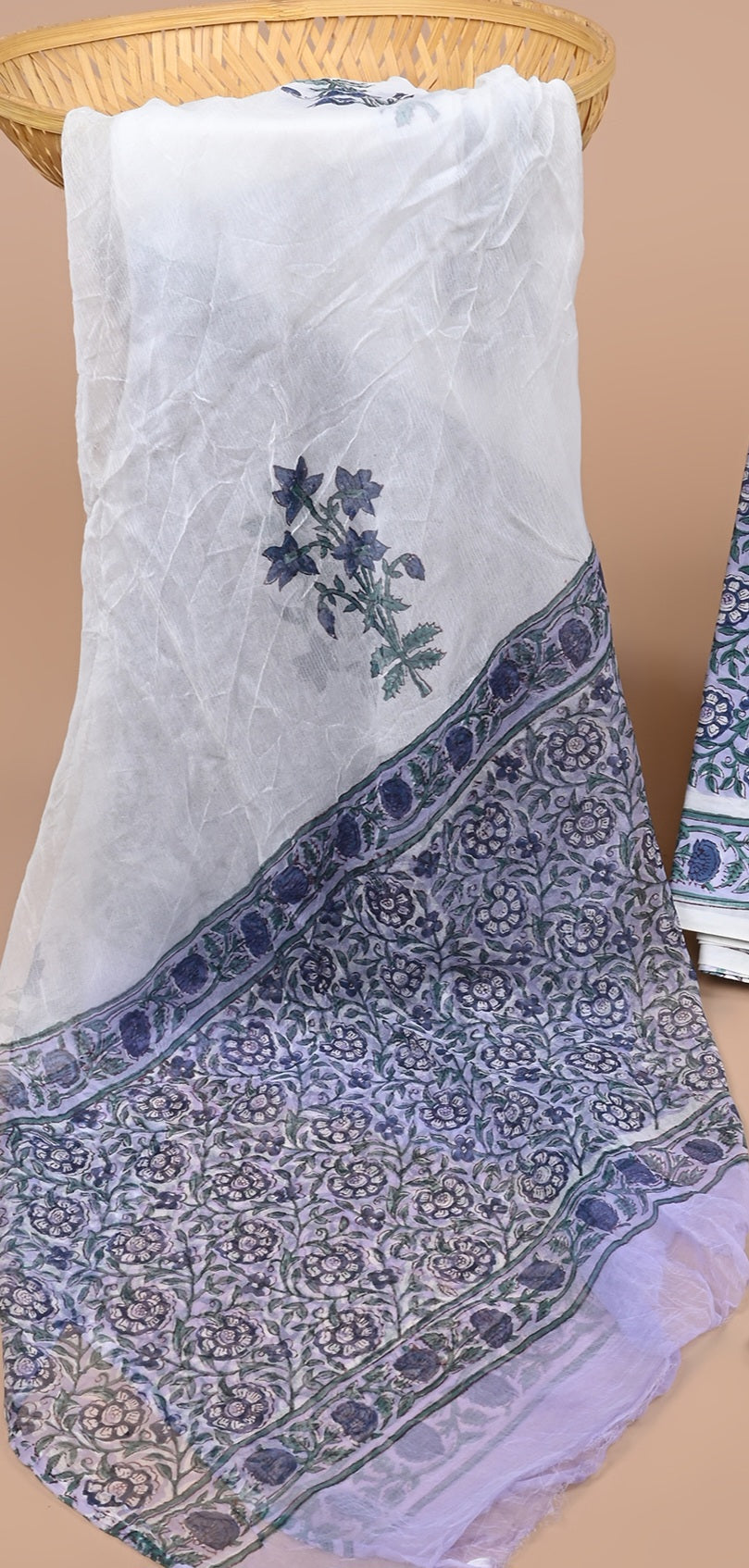 CHIFFON DUPATTA COTTON SUIT