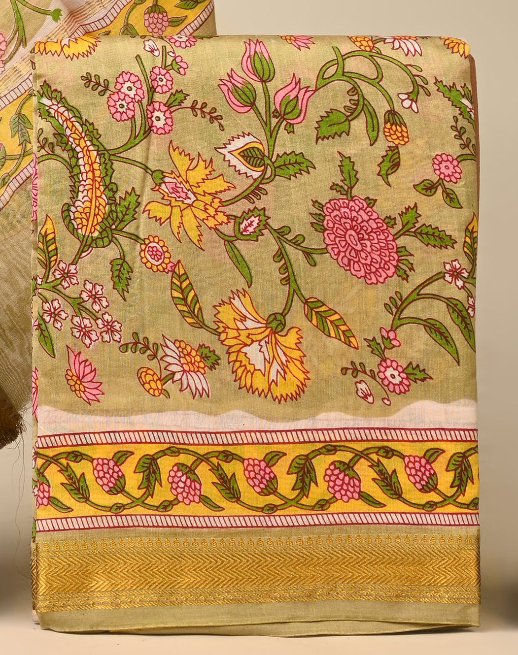 Maheshwari Silk Suit Set