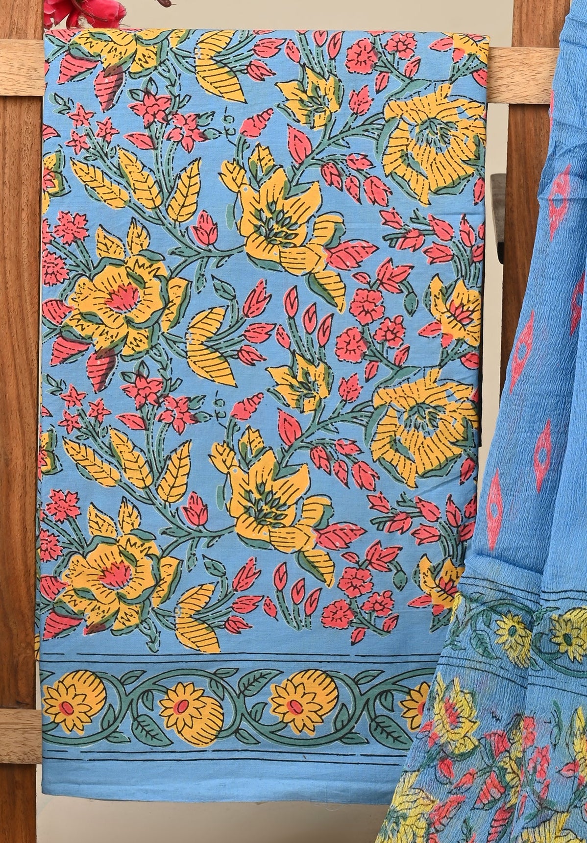 CHIFFON DUPATTA COTTON SUIT