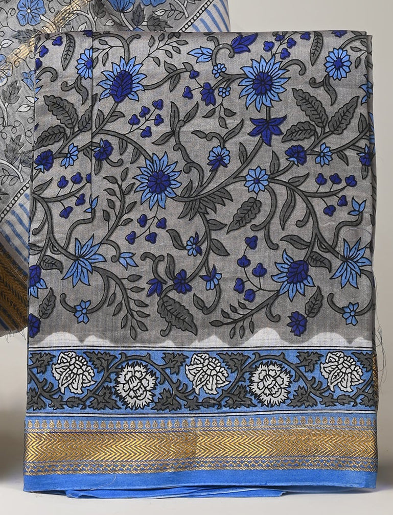 Maheshwari Silk Suit Set