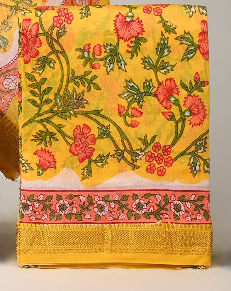 Maheshwari Silk Suit Set