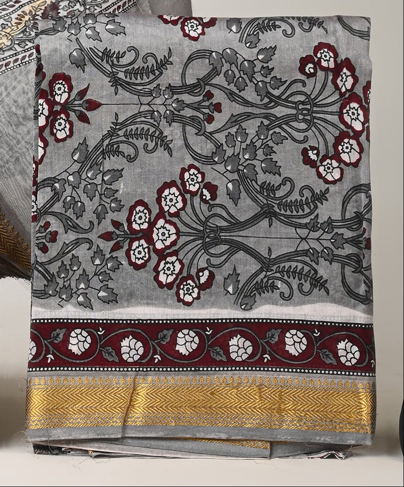 Maheshwari Silk Suit Set