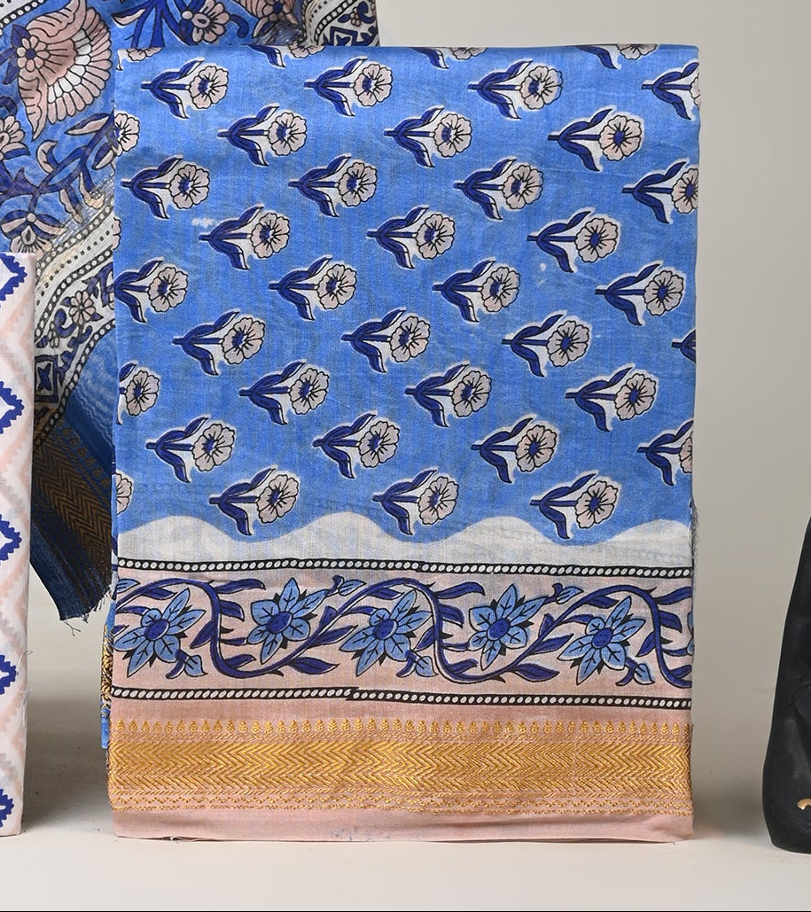 Maheshwari Silk Suit Set