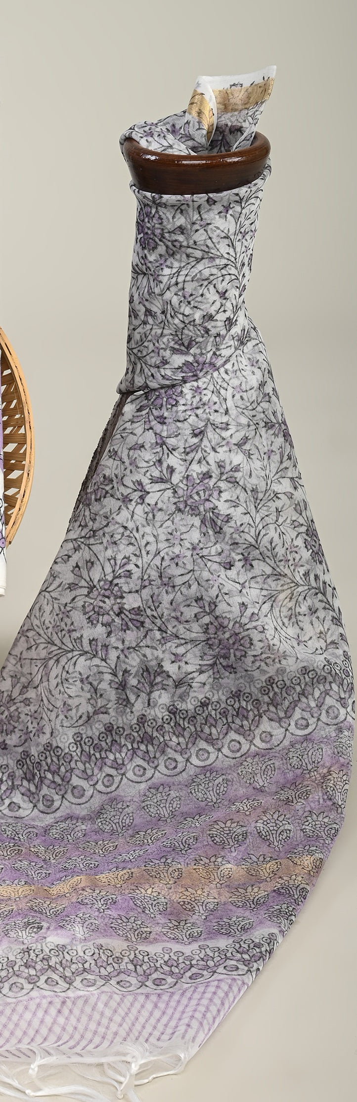 ORGANZA DUPATTA COTTON SUIT