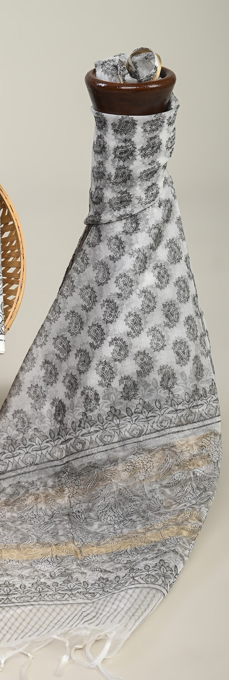 ORGANZA DUPATTA COTTON SUIT