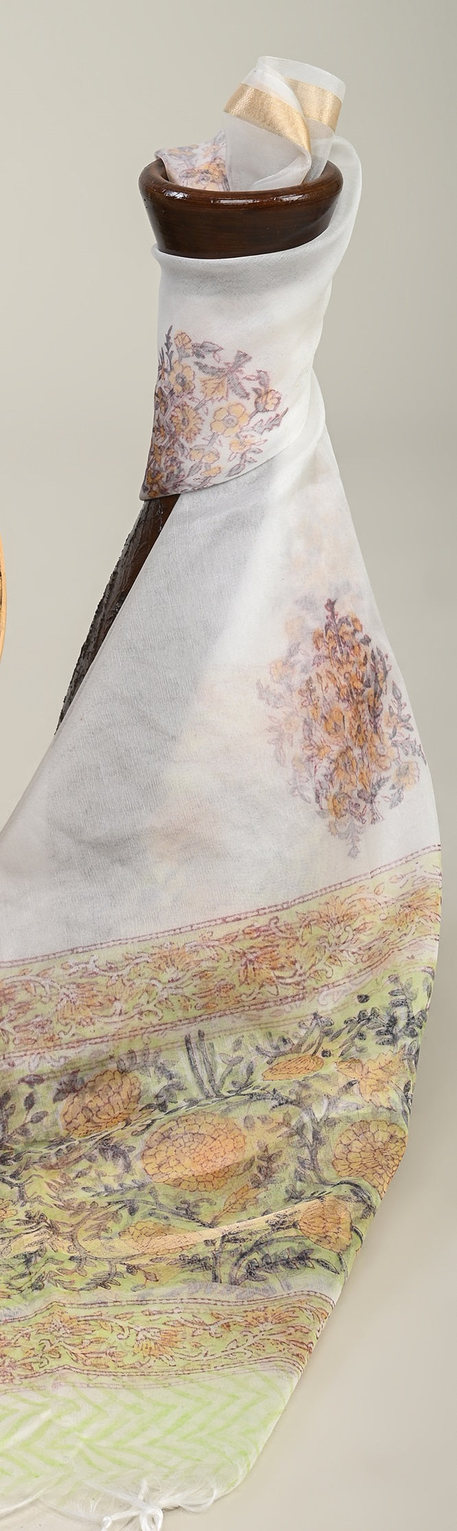 ORGANZA DUPATTA COTTON SUIT