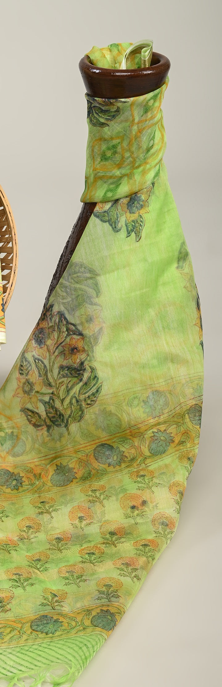 ORGANZA DUPATTA COTTON SUIT