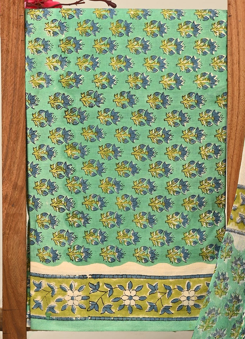 CHIFFON DUPATTA COTTON SUIT