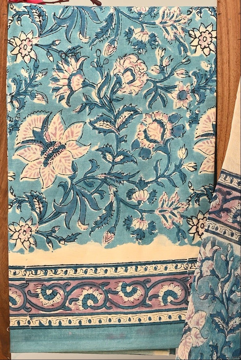 CHIFFON DUPATTA COTTON SUIT