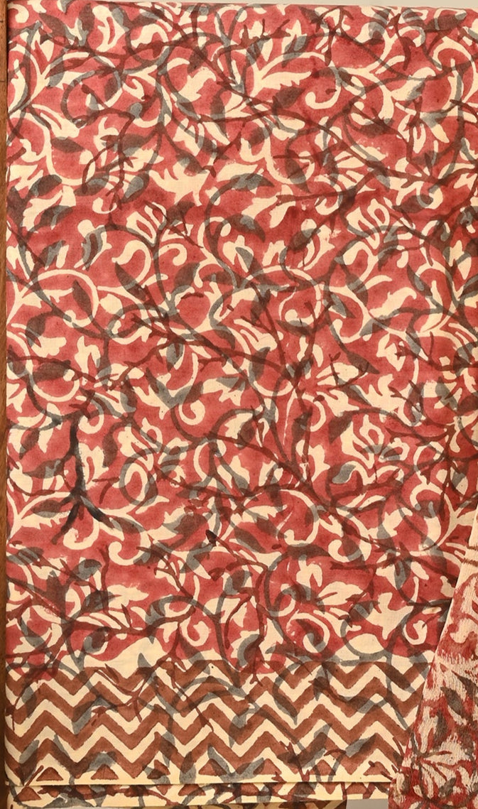 CHIFFON DUPATTA COTTON SUIT