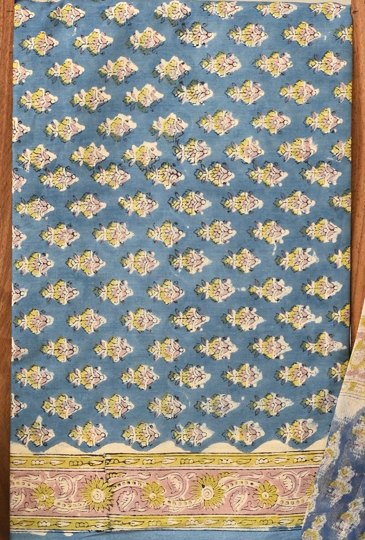 CHIFFON DUPATTA COTTON SUIT