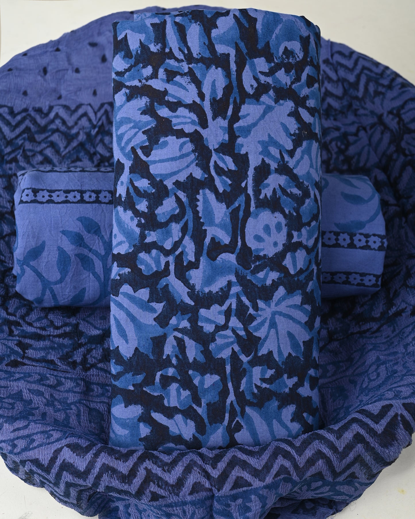 CHIFFON DUPATTA COTTON SUIT
