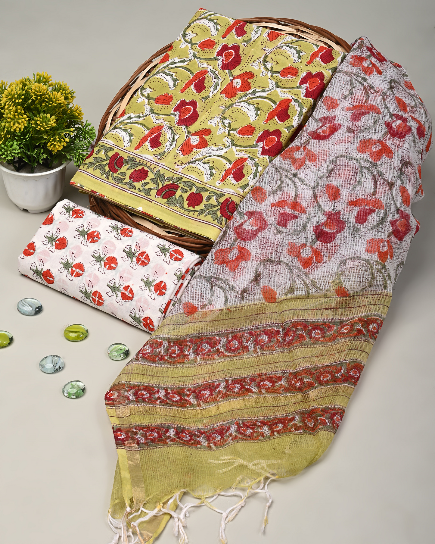 KOTA DORIYA DUPATTA COTTON SUIT