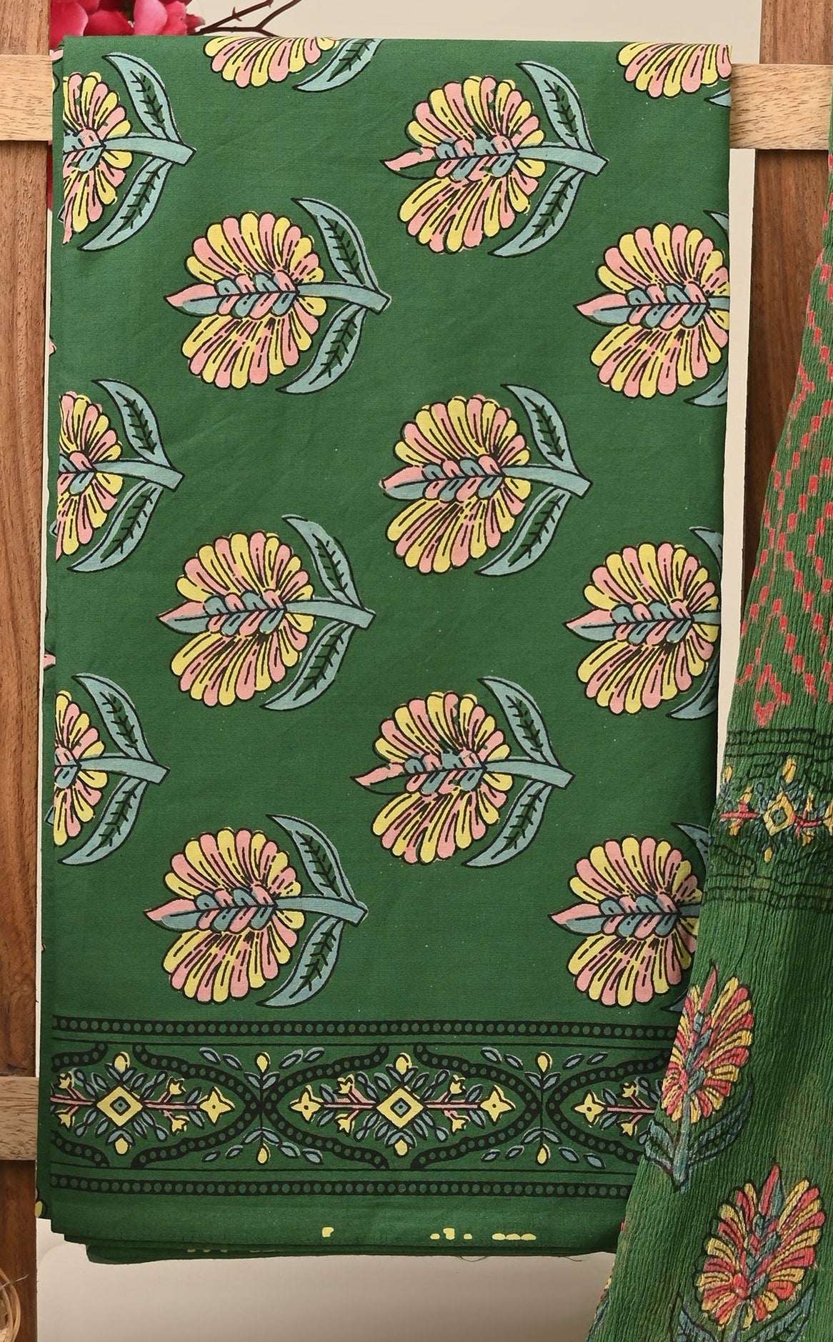 CHIFFON DUPATTA COTTON SUIT