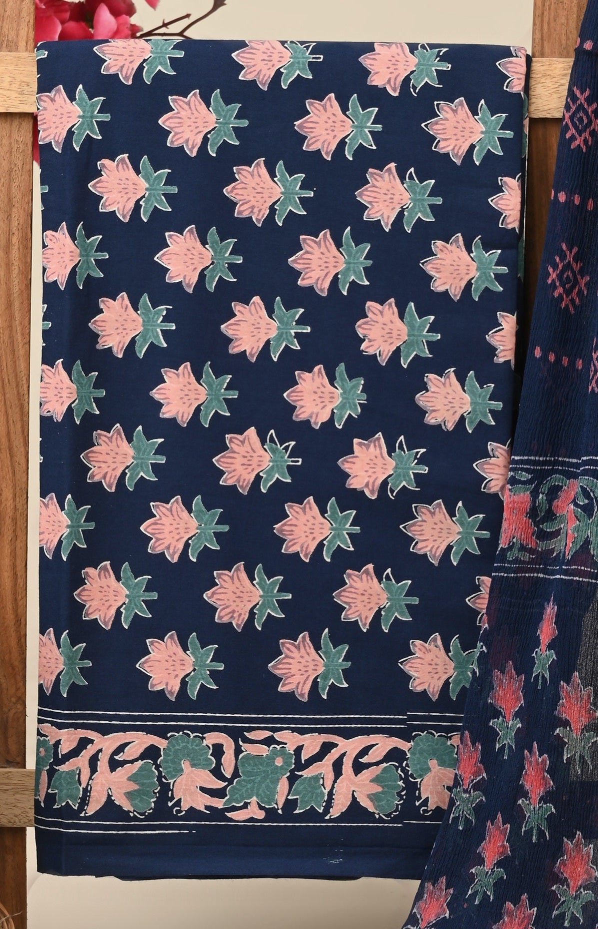 CHIFFON DUPATTA COTTON SUIT