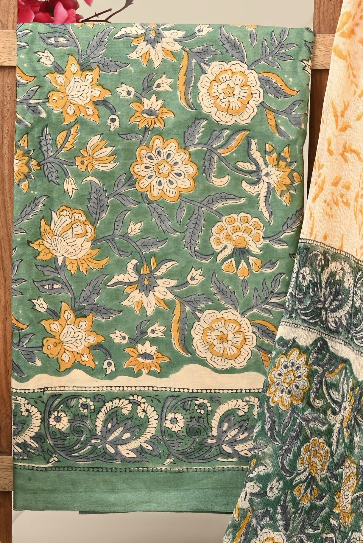 CHIFFON DUPATTA COTTON SUIT