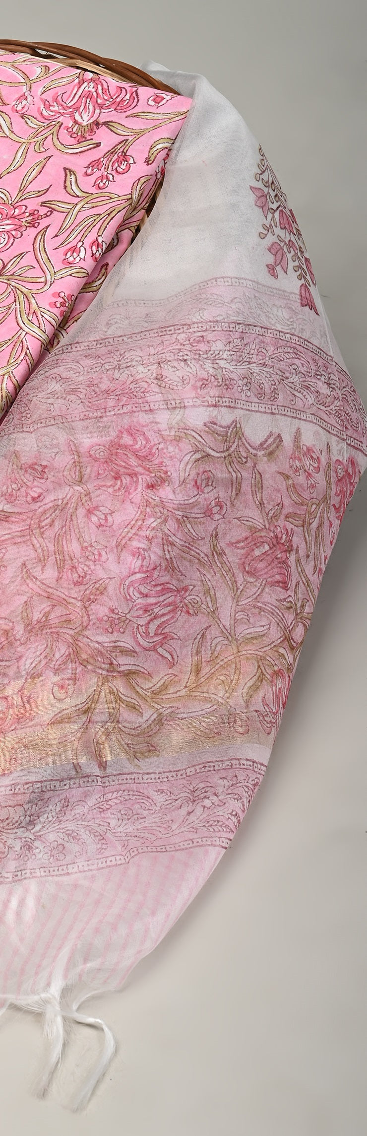 ORGANZA DUPATTA COTTON SUIT