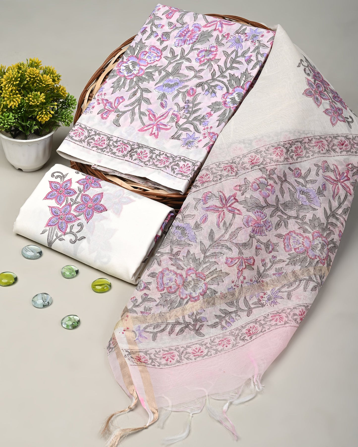 CHANDERI COTTON DUPATTA