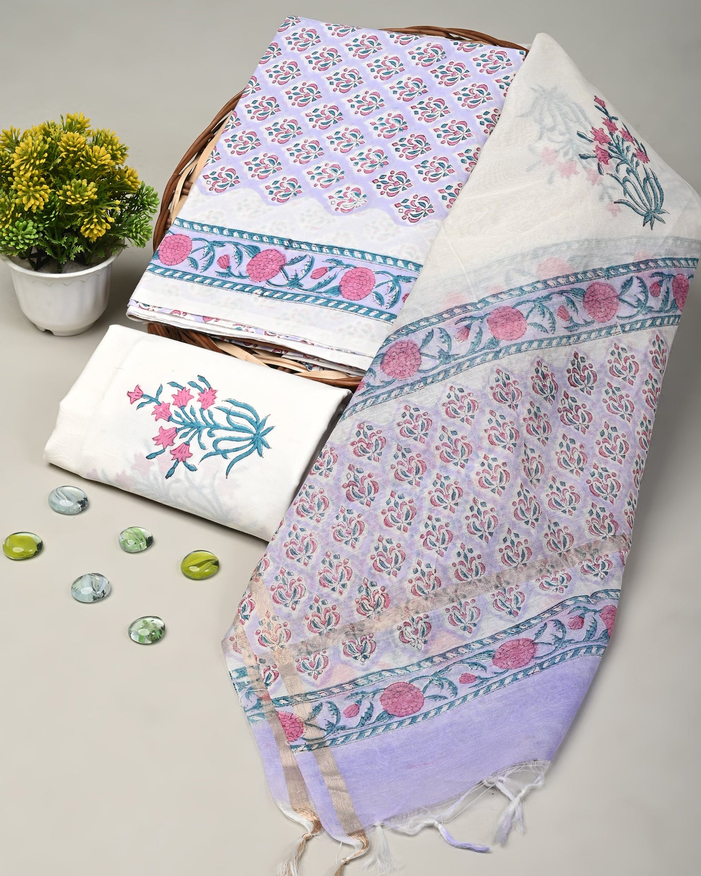CHANDERI COTTON DUPATTA