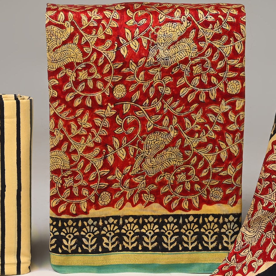 Chanderi Silk Suit Set