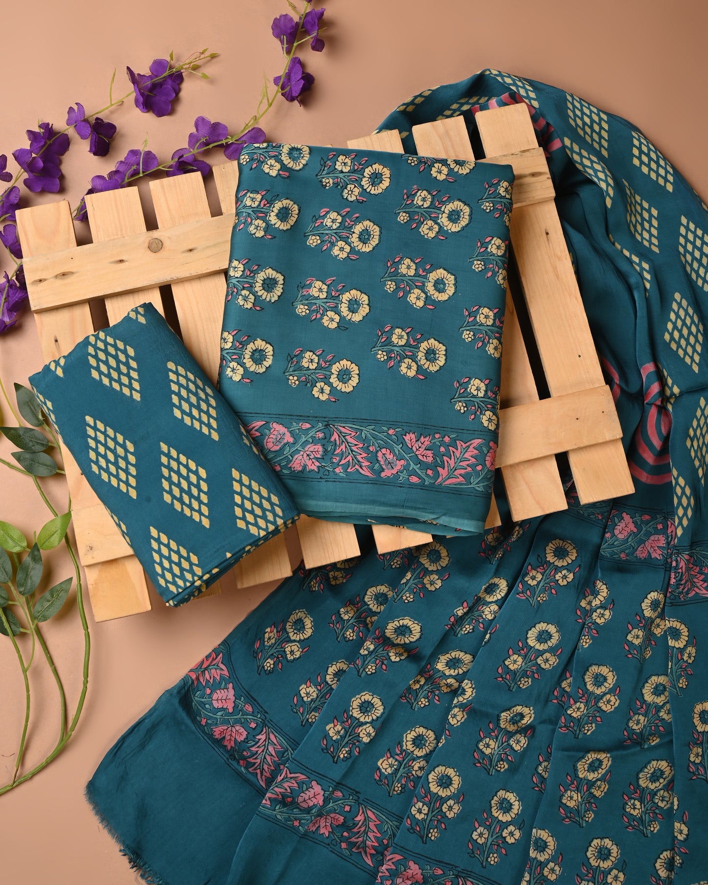 Modal Satin Suit