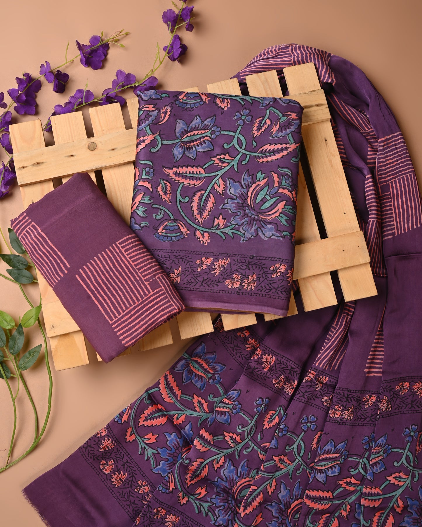Modal Satin Suit
