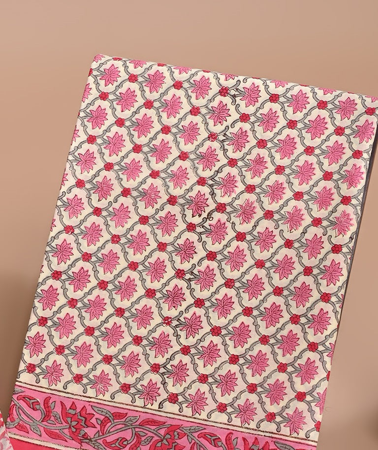 CHIFFON DUPATTA COTTON SUIT