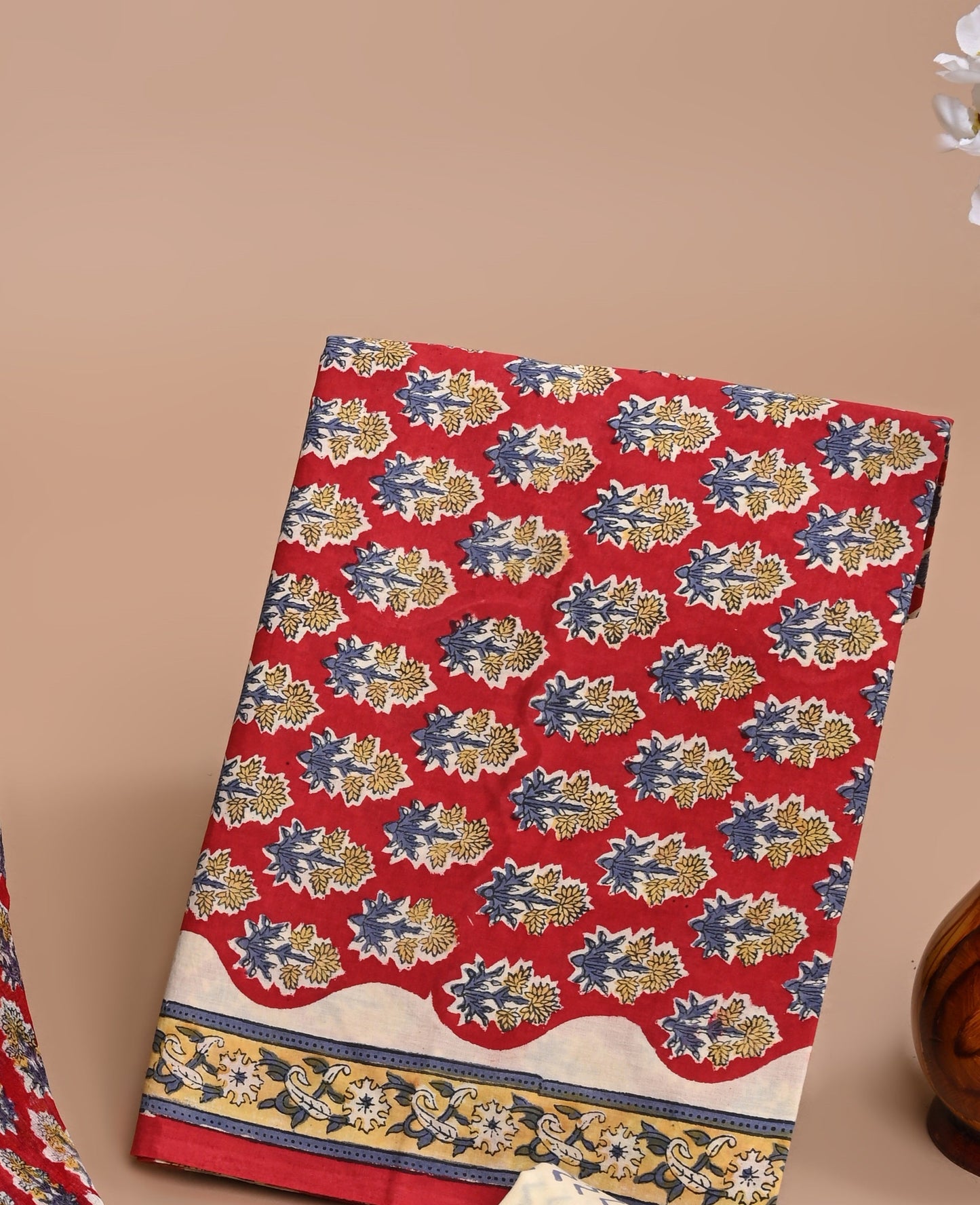 CHIFFON DUPATTA COTTON SUIT