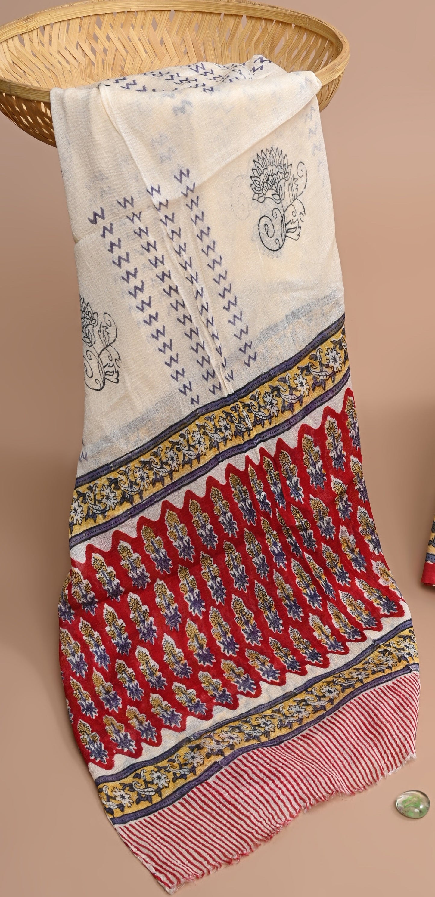CHIFFON DUPATTA COTTON SUIT