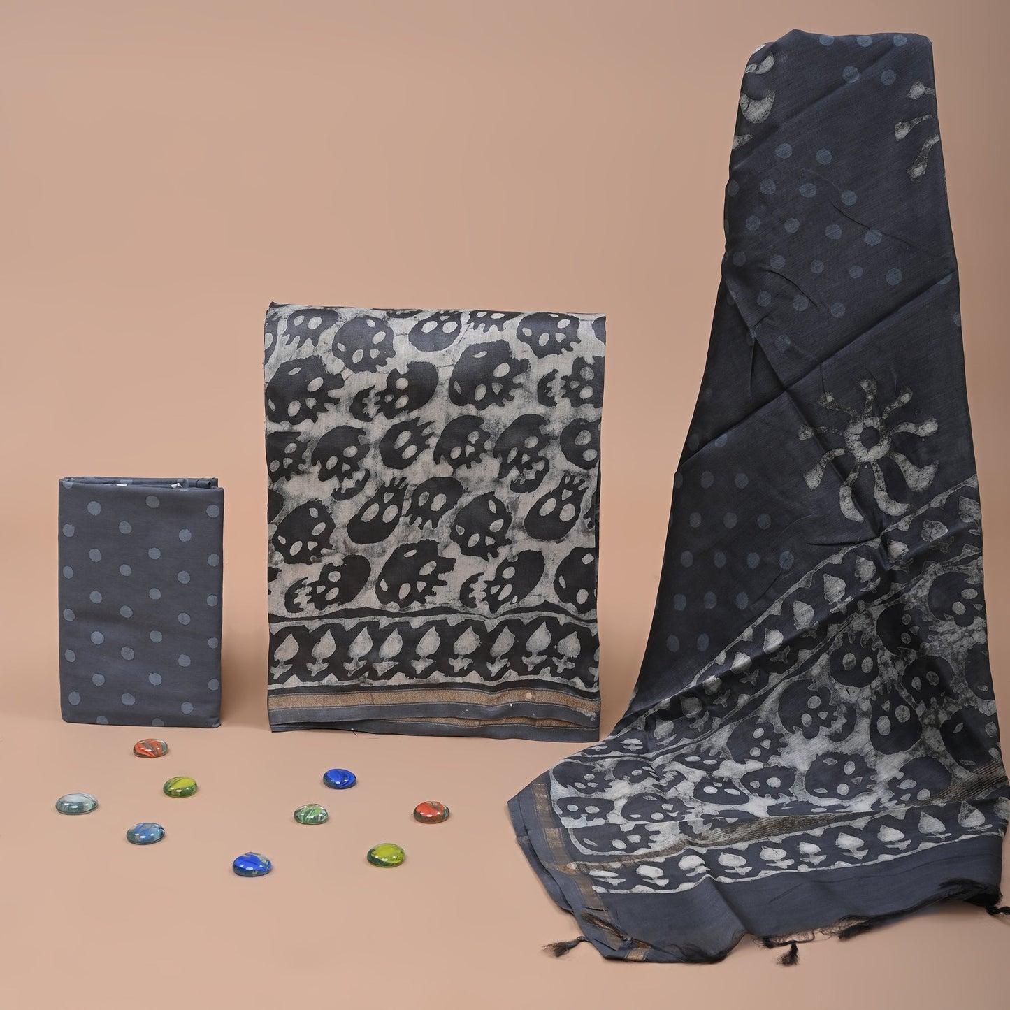 Chanderi Silk Suit Set