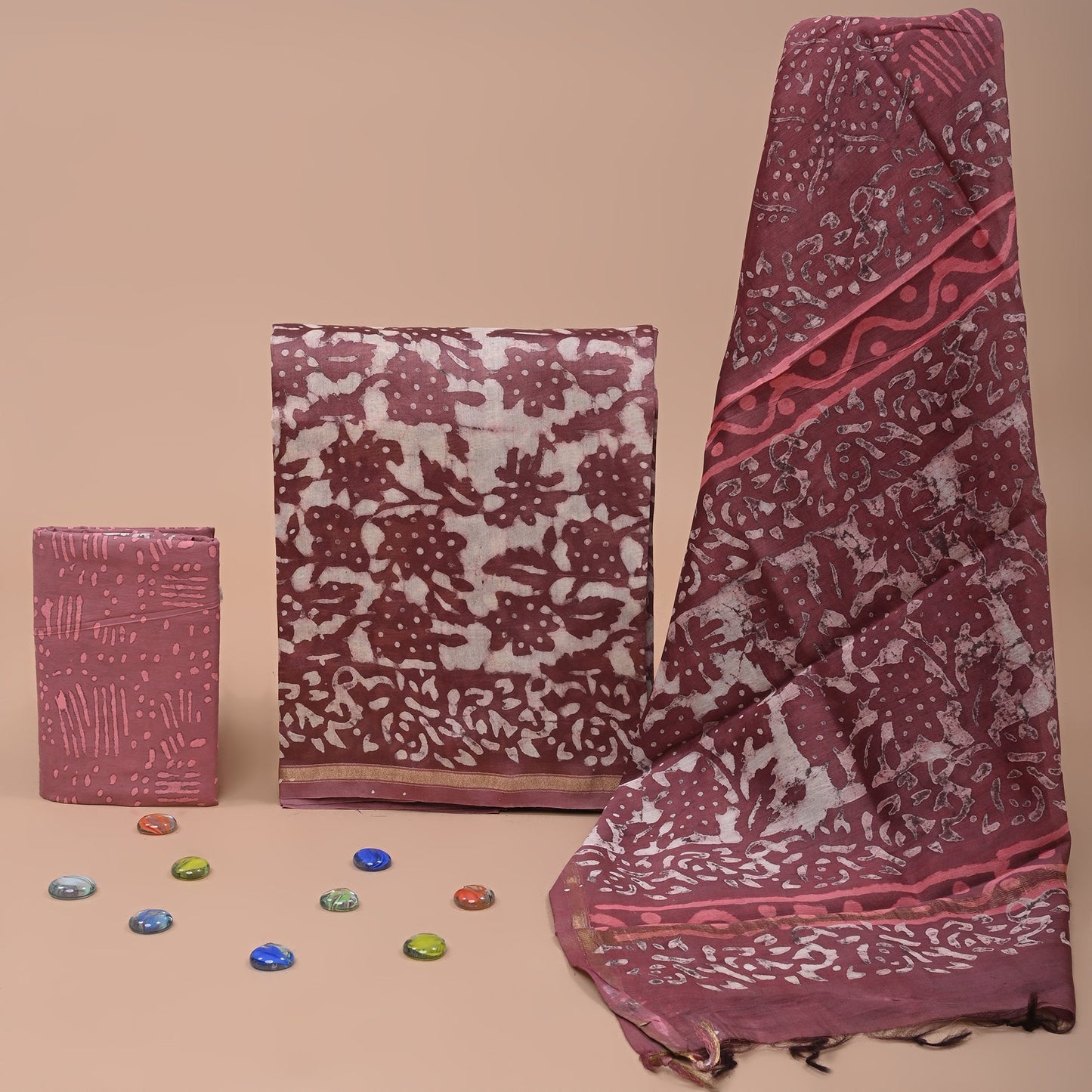 Chanderi Silk Suit Set
