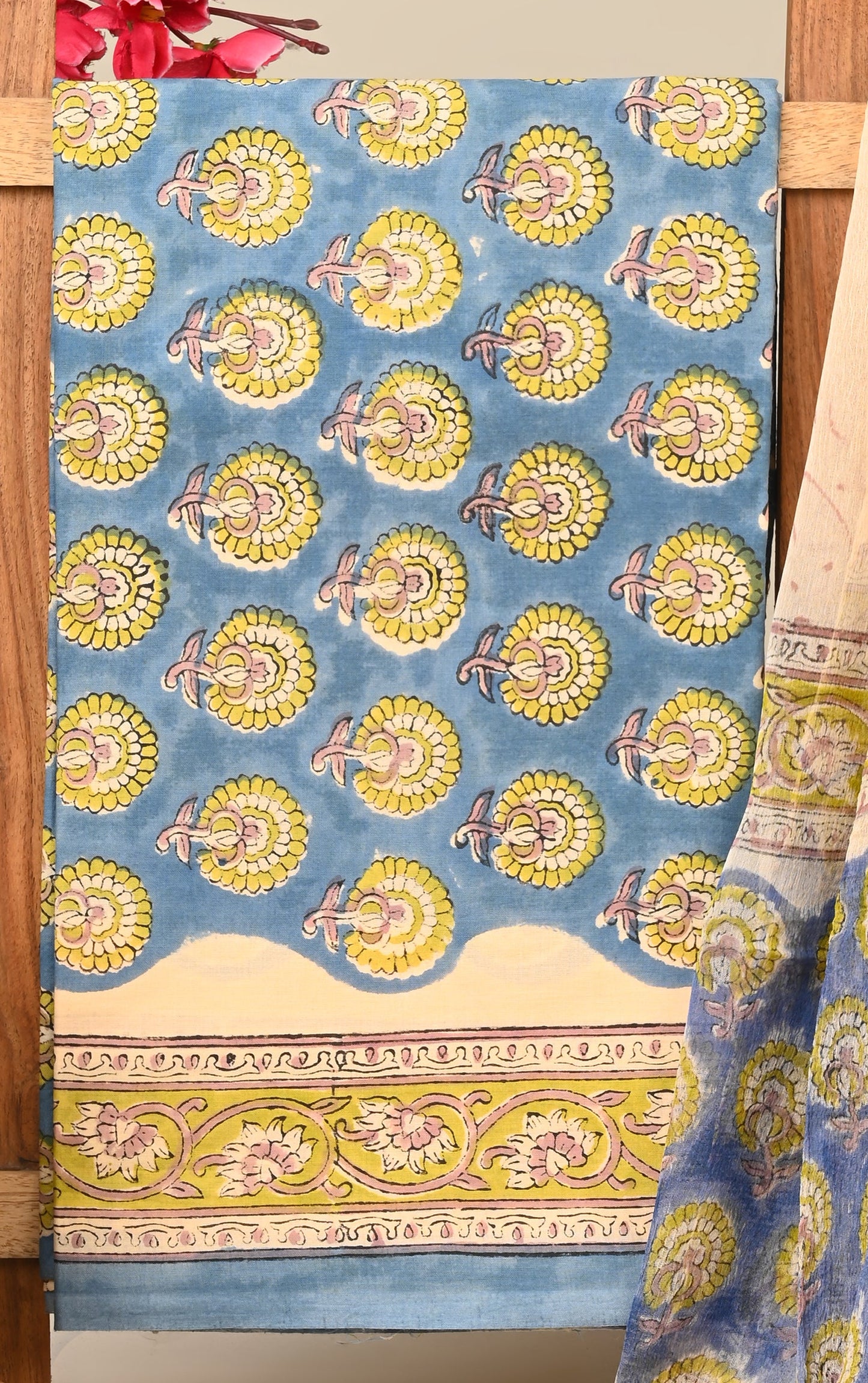 CHIFFON DUPATTA COTTON SUIT