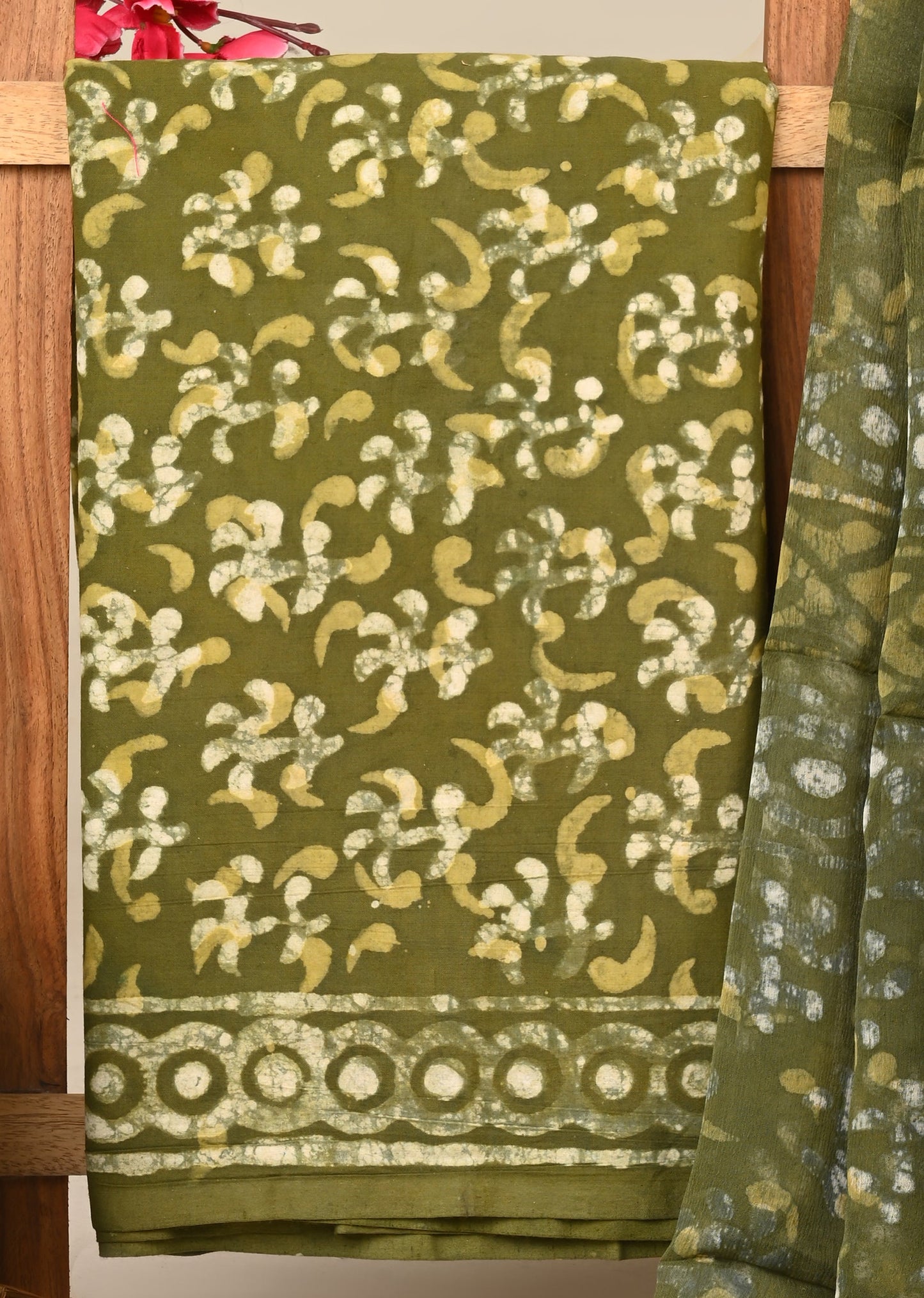 CHIFFON DUPATTA COTTON SUIT