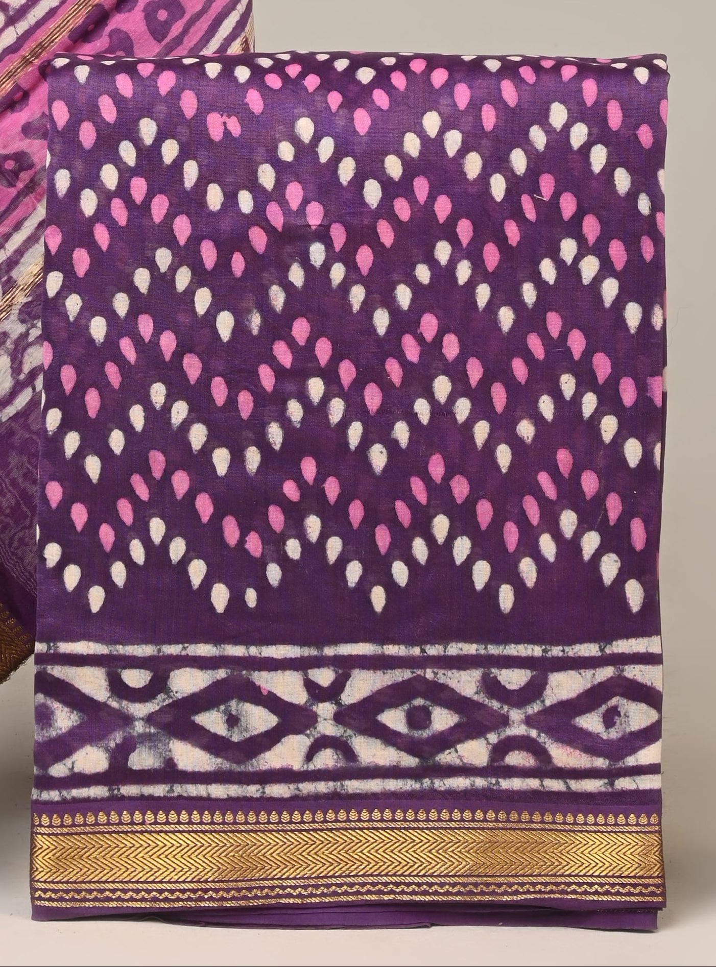 Maheshwari Silk Suit Set