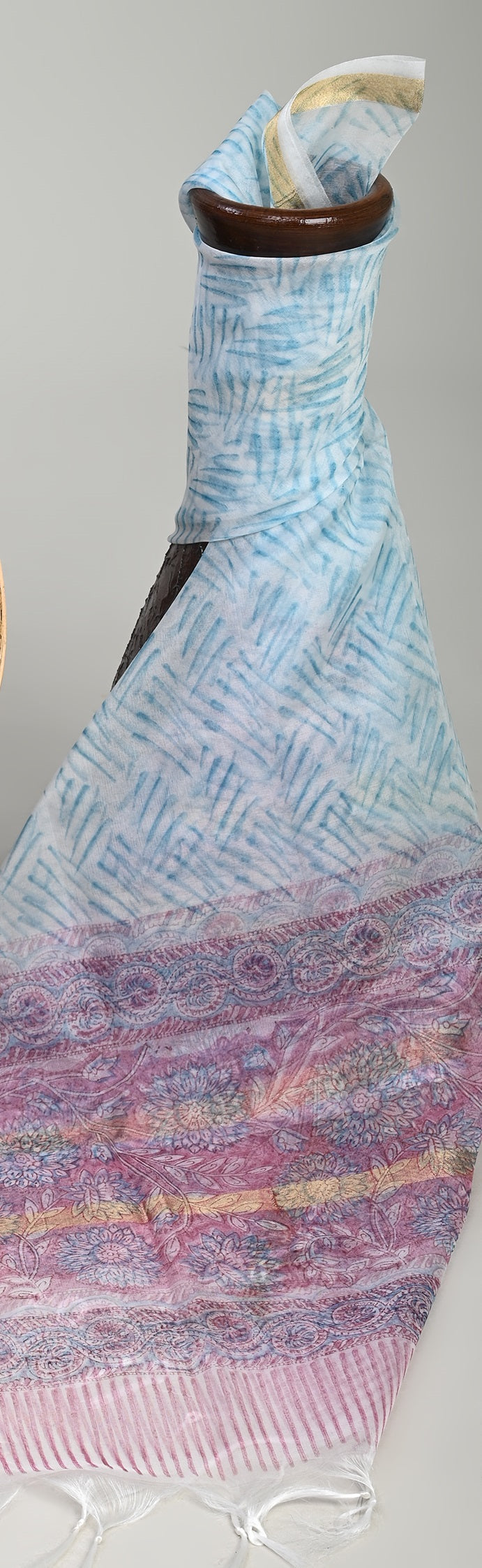 ORGANZA DUPATTA COTTON SUIT
