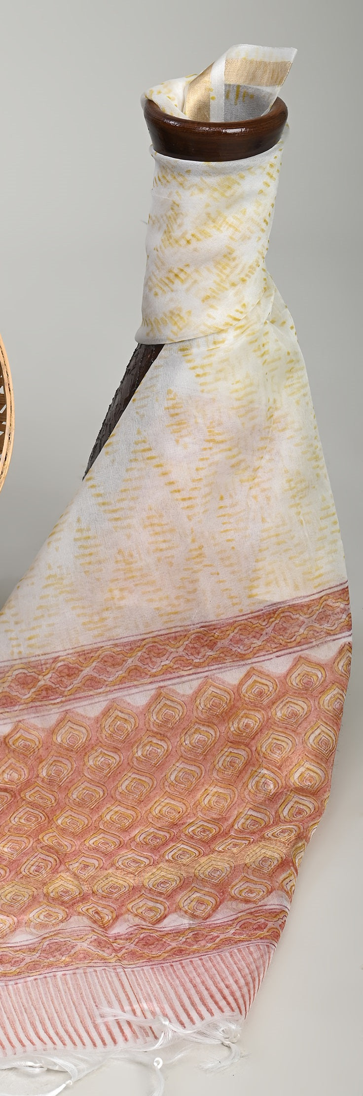 ORGANZA DUPATTA COTTON SUIT