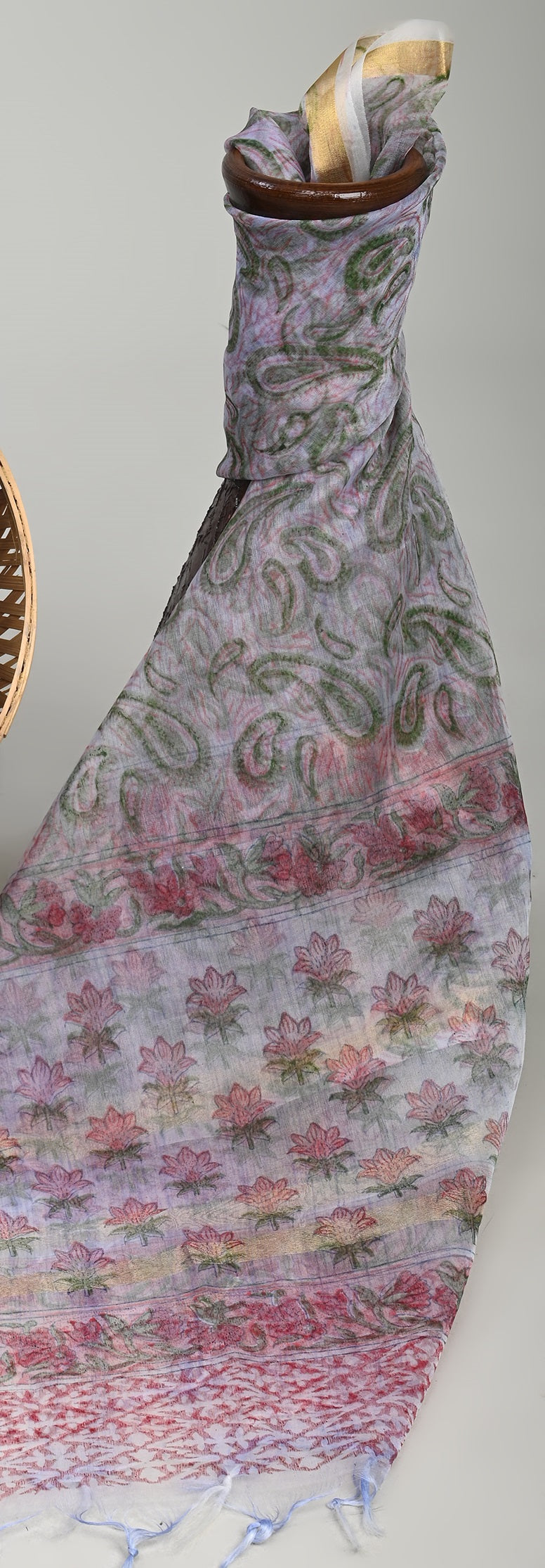 ORGANZA DUPATTA COTTON SUIT