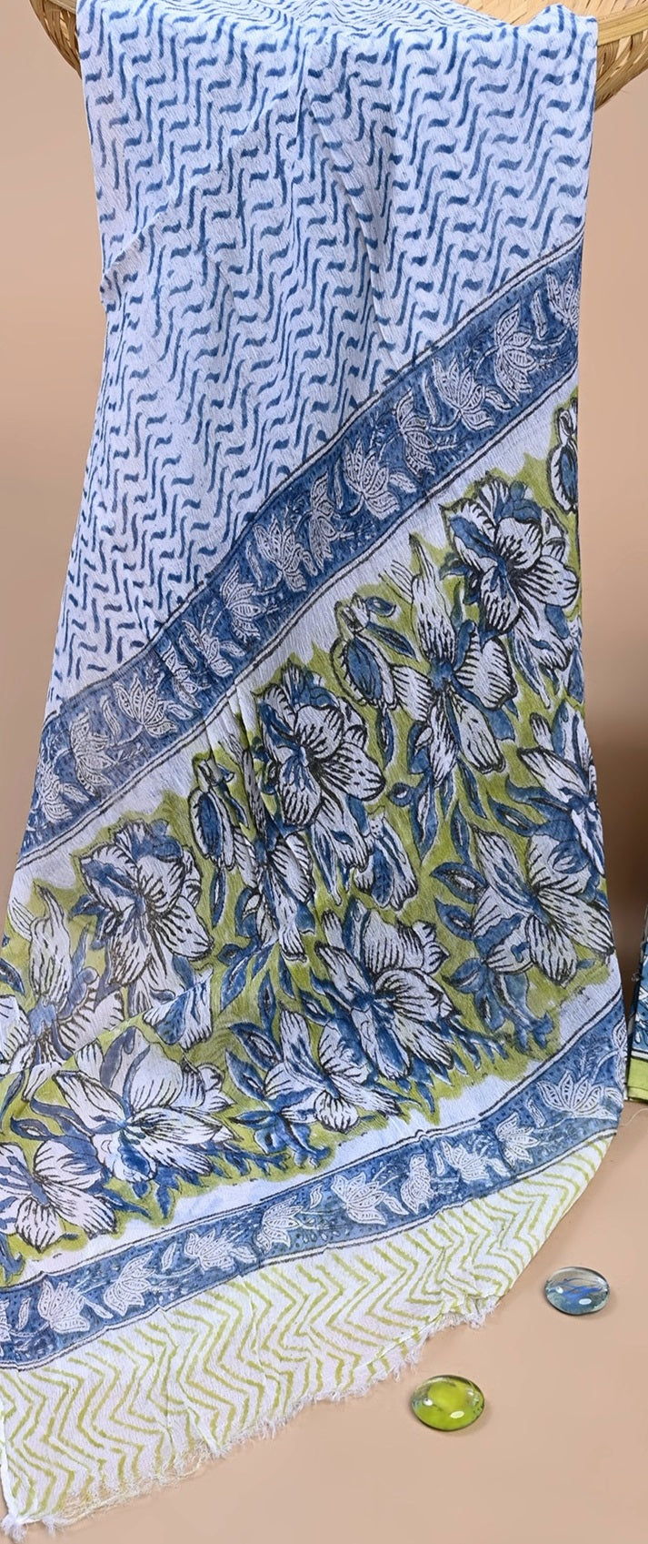 CHIFFON DUPATTA COTTON SUIT