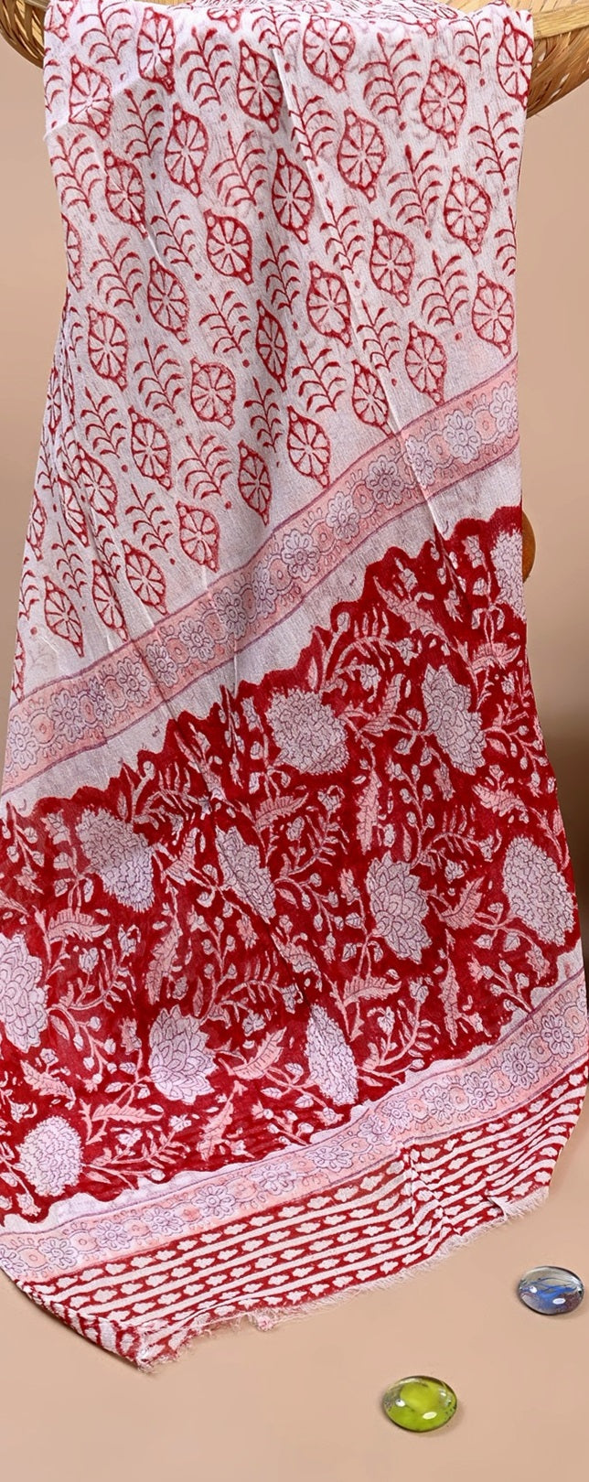 CHIFFON DUPATTA COTTON SUIT