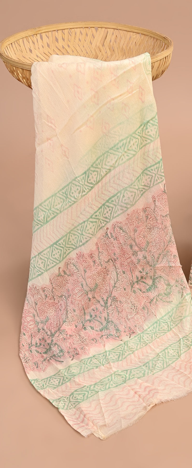 CHIFFON DUPATTA COTTON SUIT