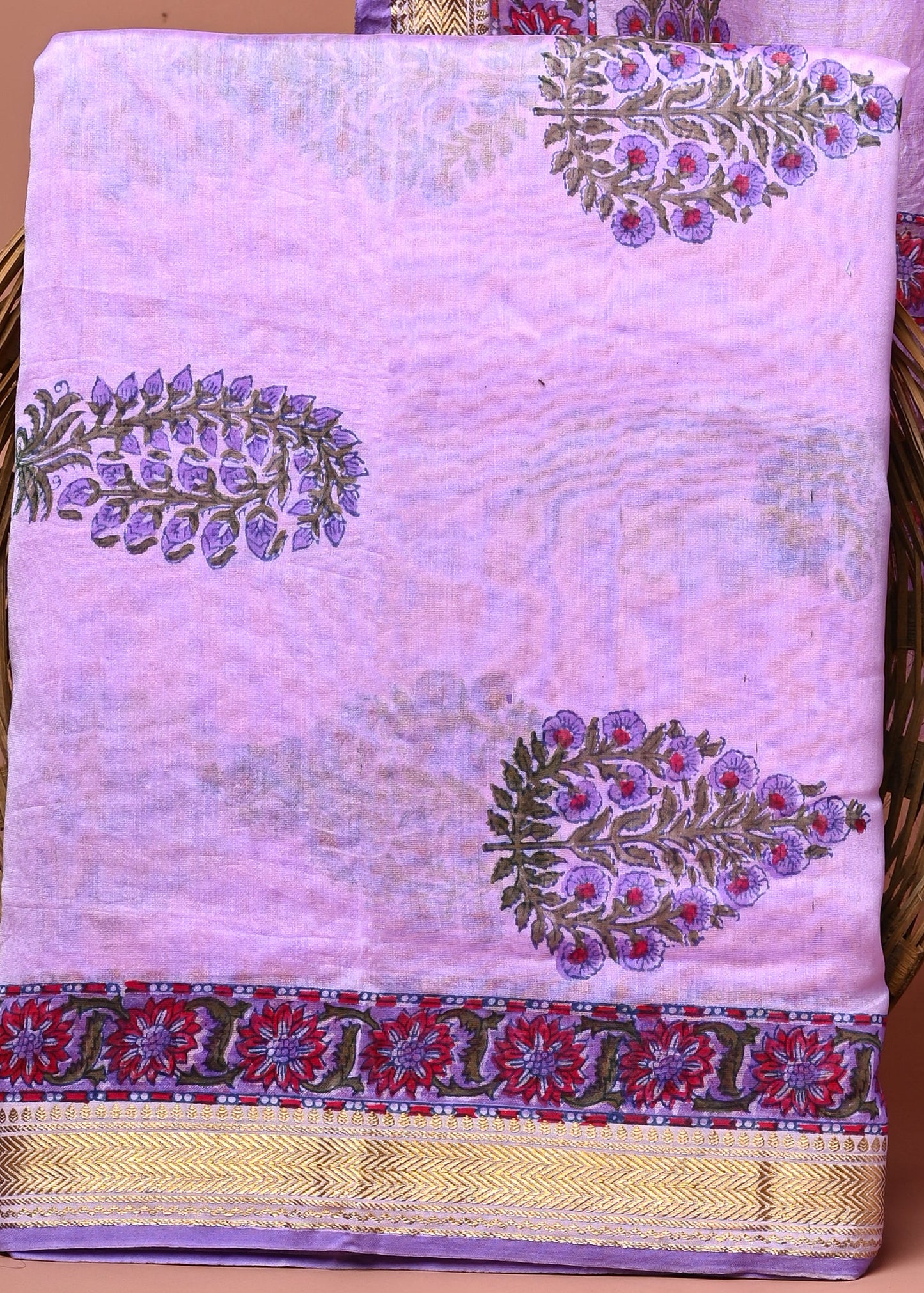 Maheshwari Silk Suit Set
