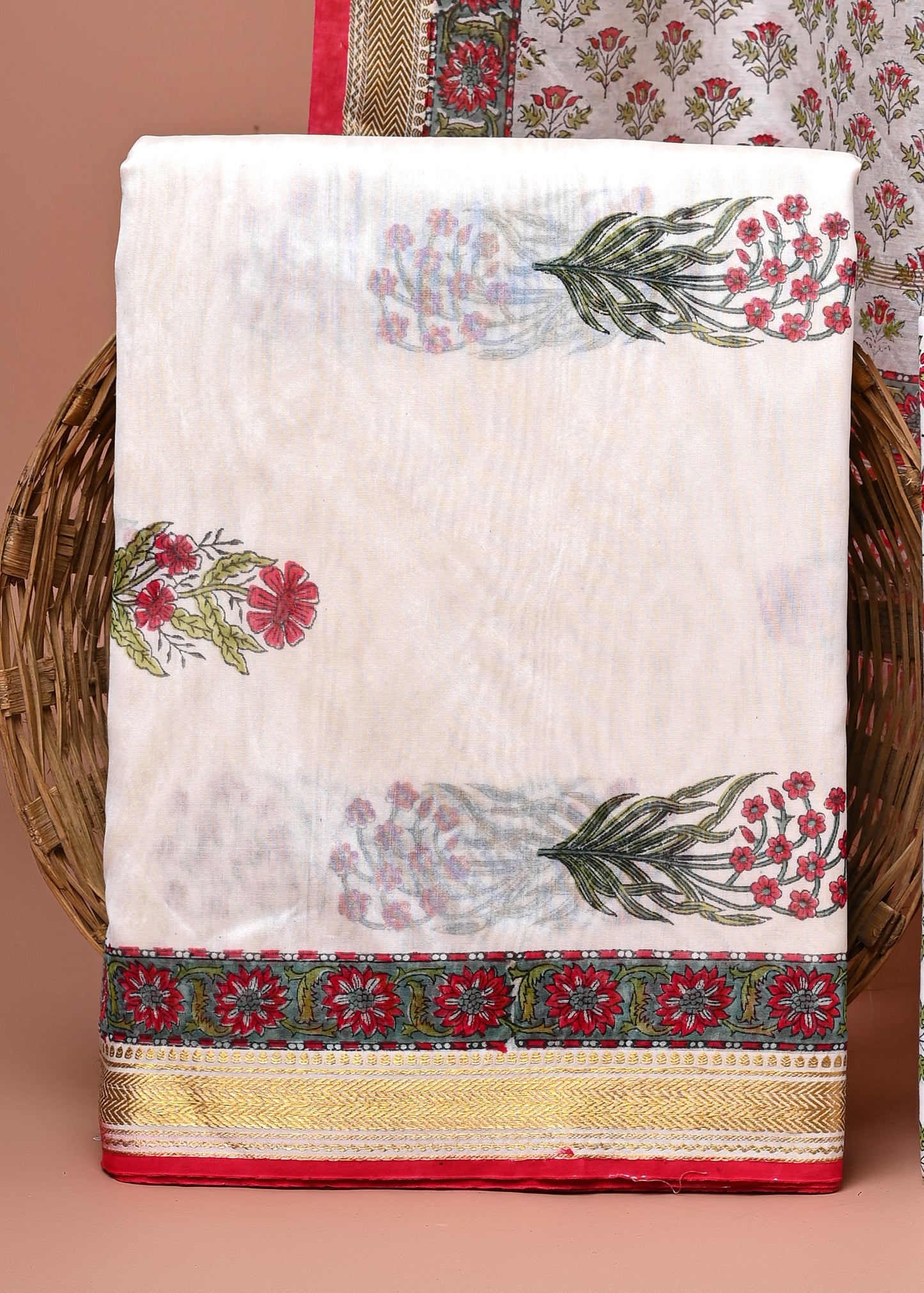 Maheshwari Silk Suit Set