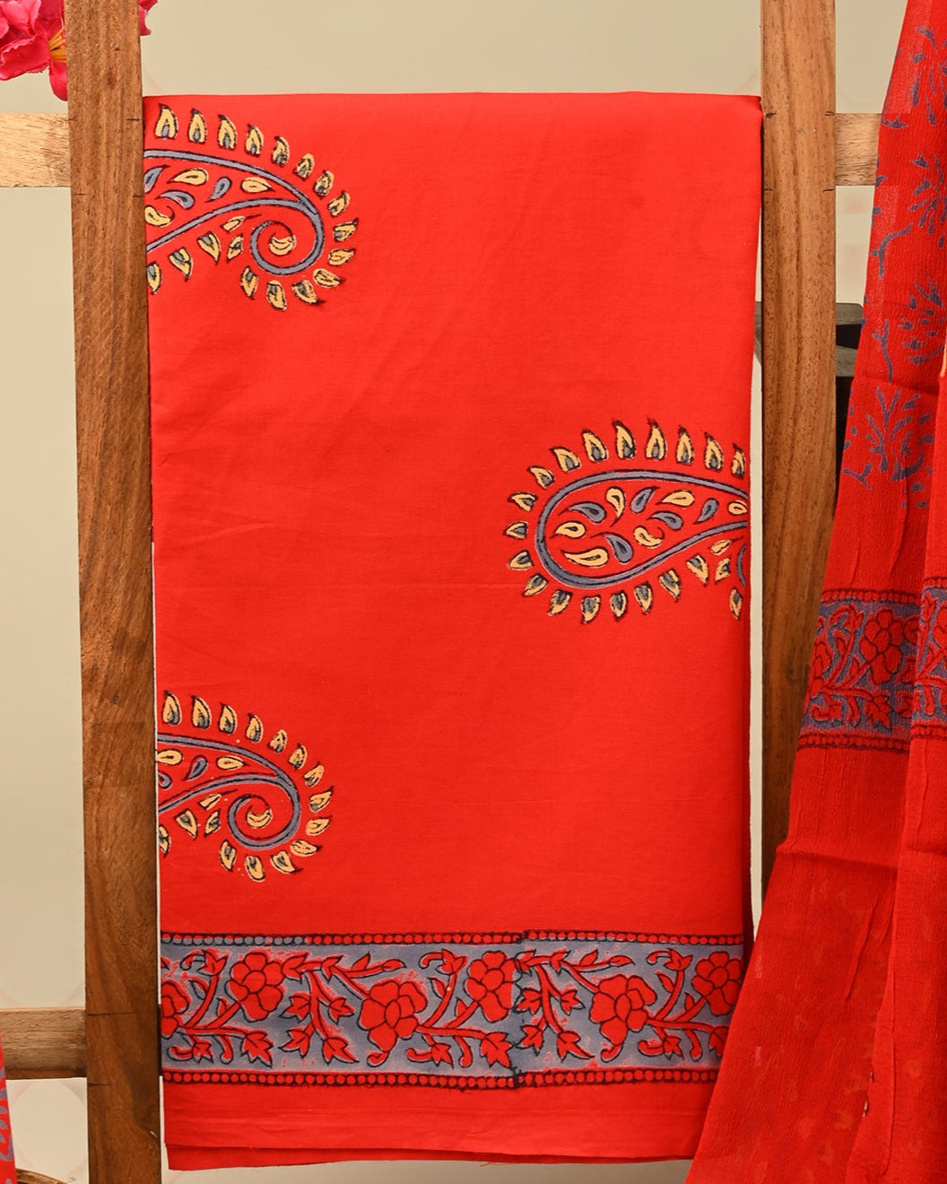 CHIFFON DUPATTA COTTON SUIT