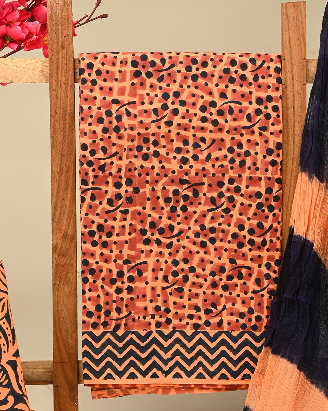 CHIFFON DUPATTA COTTON SUIT