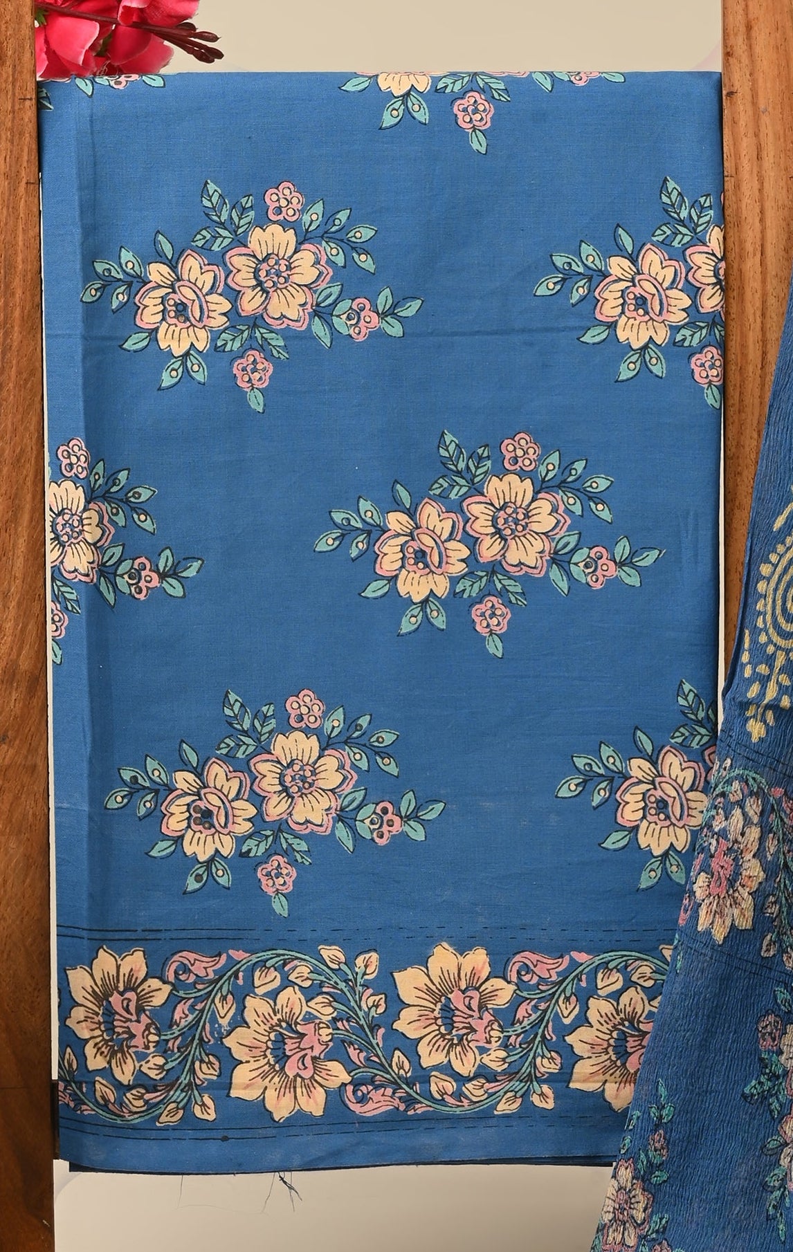 CHIFFON DUPATTA COTTON SUIT