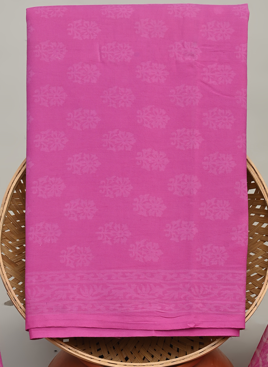 ORGANZA DUPATTA COTTON SUIT