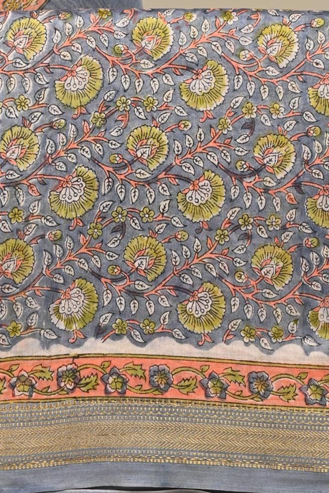 Maheshwari Silk Suit Set