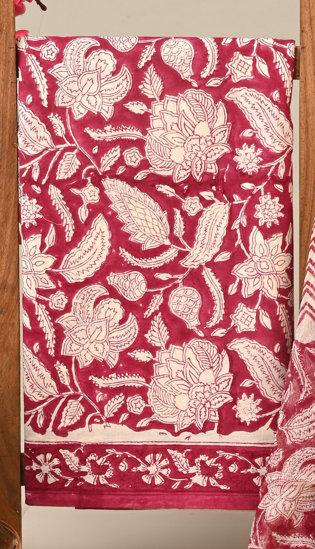 CHIFFON DUPATTA COTTON SUIT