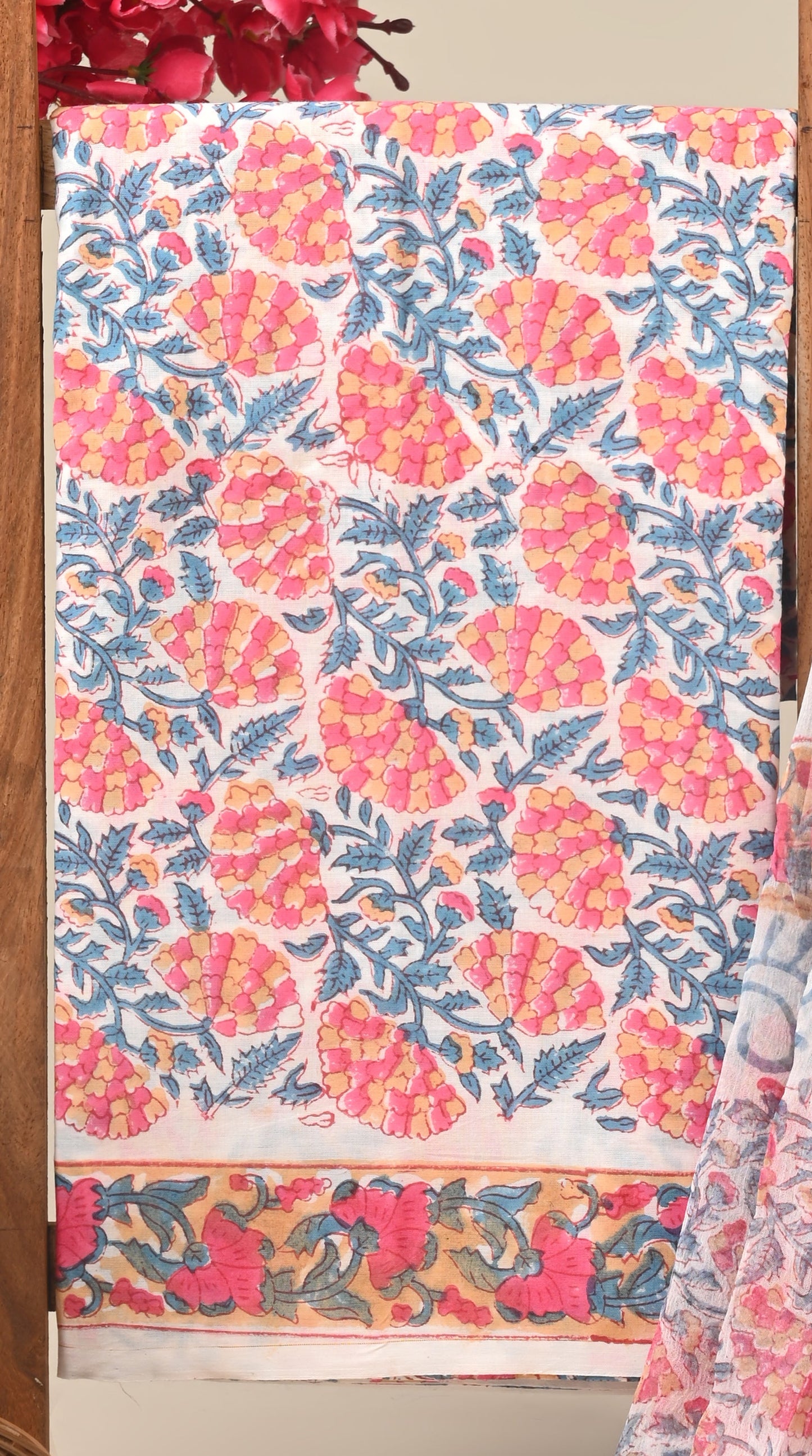 CHIFFON DUPATTA COTTON SUIT