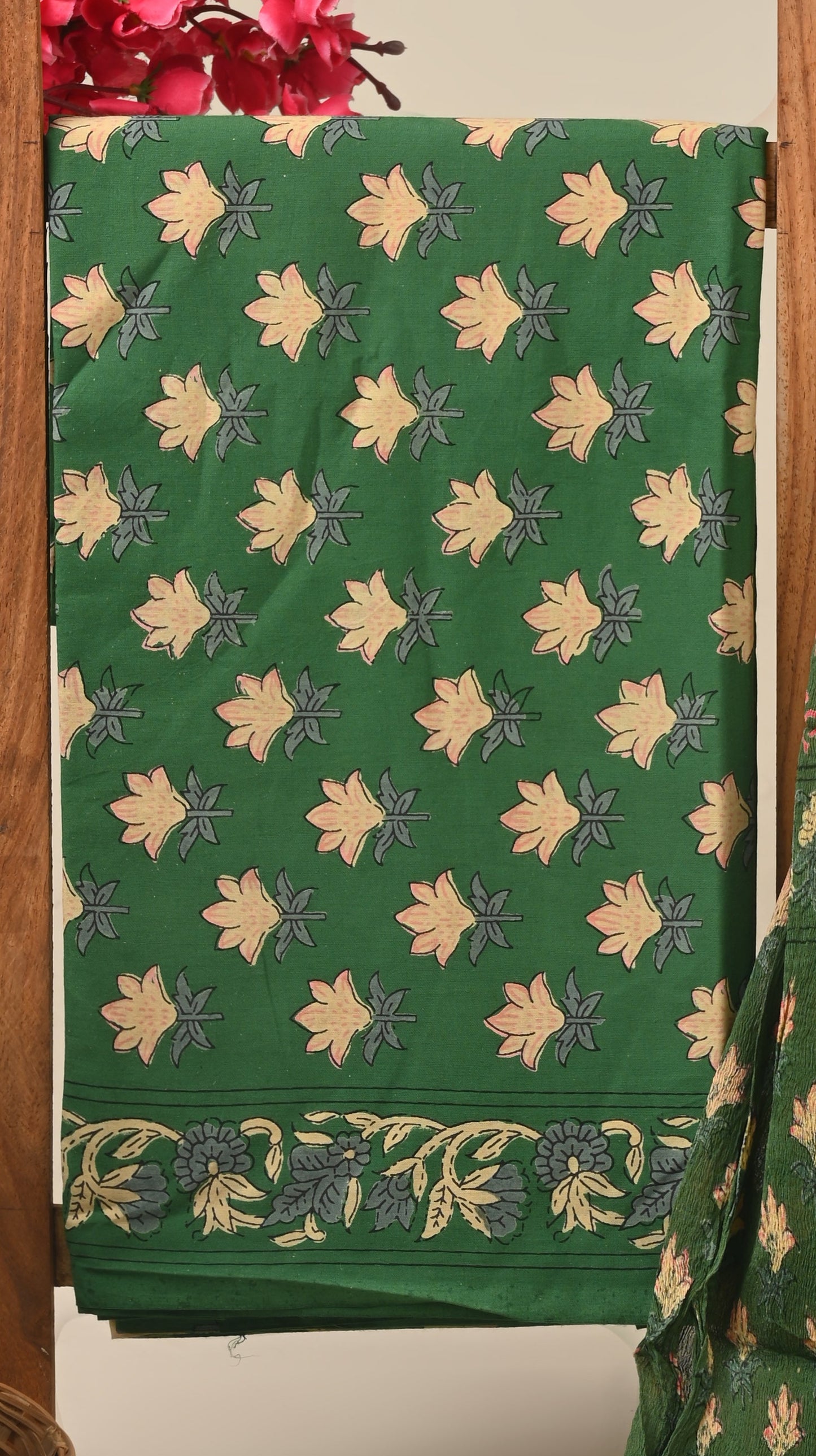 CHIFFON DUPATTA COTTON SUIT